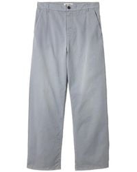 Miu Miu - Cotton Trousers - Lyst