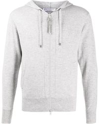 Brunello Cucinelli - Sudadera con capucha y cremallera - Lyst