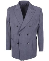Michael Coal - Austin Double-Breasted Wool Jacket - Lyst
