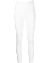 Patrizia Pepe - Cropped Slim-fit jeggings - Lyst