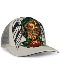 Ed Hardy - Cappello Da Baseball Con Strass - Lyst