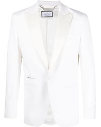 Philipp Plein - Single-Breasted Wool Blazer - Lyst