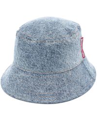 Moschino Jeans - Denim Bucket Hat - Lyst