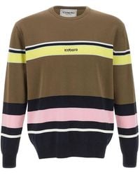 Iceberg - Logo-Embroidered Sweater - Lyst