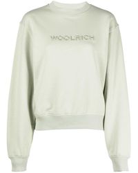 Woolrich - Sudadera con logo estampado - Lyst