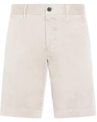 Incotex - Belted-Waist Shorts - Lyst