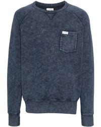 Fay - Katoenen Sweater Met Logopatch - Lyst