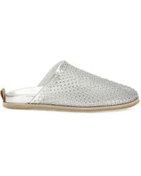 forte_forte - Mules En Mesh À Ornements En Cristal - Lyst