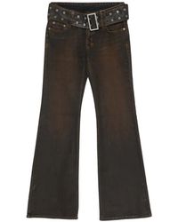 Ksubi - Soho Belted Flared Jeans - Lyst