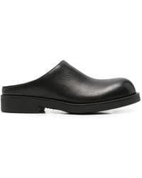 MM6 by Maison Margiela - Biker Leather Mules - Lyst