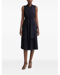Joseph Ribkoff - Belted Sleeveless Midi Dress - Lyst