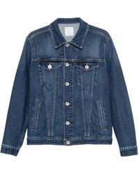 Eleventy - Button-Fastening Denim Jacket - Lyst