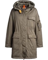 Parajumpers - Kapuzenmantel Mit Pattentaschen - Lyst