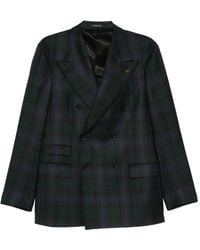 Gabriele Pasini - Double-Breasted Plaid Jacket - Lyst