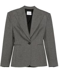 ANDAMANE - Toni Single-Breasted Blazer - Lyst
