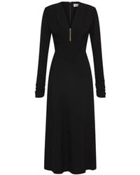 Rebecca Vallance - Tallon Long Sleeve Midi Dress - Lyst