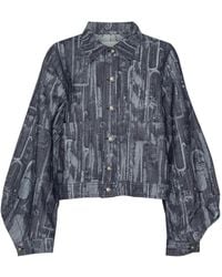 Henrik Vibskov - Printed Denim Jacket - Lyst