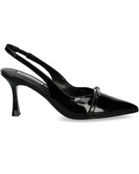 Karl Lagerfeld - Pumps mit Logo-Schild 85mm - Lyst