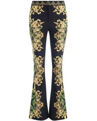 Alice + Olivia - Olivia Embroidered Bootcut Trousers - Lyst