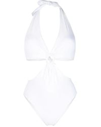 Fisico - Badeanzug Mit Cut-Outs - Lyst