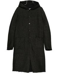 K'ANG - Hooded Button-Up Coat - Lyst