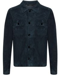 Tom Ford - Single-Breasted Suede Jacket - Lyst