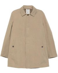 L'IMPERMEABILE - Abrigo Brando Con Botones - Lyst
