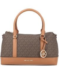 MICHAEL Michael Kors - Medium Andie Signature-Logo Tote Bag - Lyst