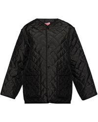 KENZO - Padded Logo-Patch Jacket - Lyst