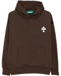 Barrow - Cross-Logo Print Hoodie - Lyst