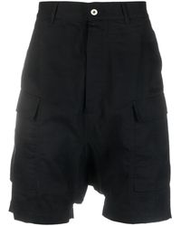 Rick Owens - Side Cargo-pocket Shorts - Lyst