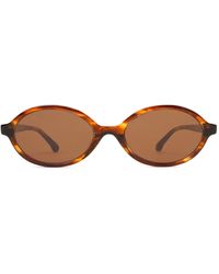 Sporty & Rich - Oval-Frame Sunglasses - Lyst