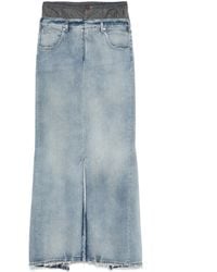 Maison Margiela - デニム マキシスカート - Lyst