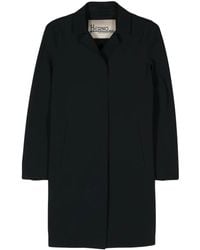 Herno - Notched-Collar Single-Breasted Coat - Lyst