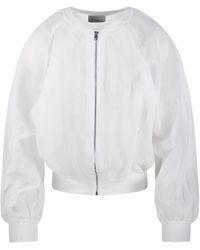 Nude - Zip-Up Bomber Jacket - Lyst