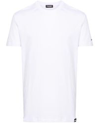 DSquared² - Logo-patch Crew-neck T-shirt - Lyst