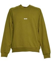 MSGM - Logo Crew-Neck Sweatshirt - Lyst