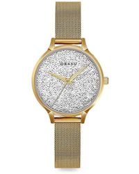 Obaku - Stjerner Crystal-Embellished 32Mm Watch - Lyst