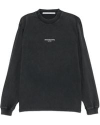 Alexander Wang - Logo-Print Long-Sleeve T-Shirt - Lyst