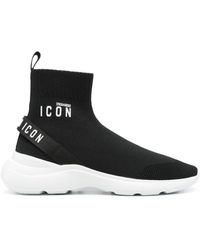 DSquared² - Icon Fly High-Top Sneakers - Lyst