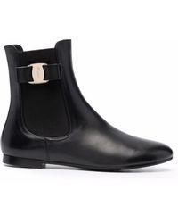 Ferragamo - Vara Bow Chelsea-Boots - Lyst