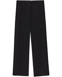 Another Tomorrow - Graphic-Stitch Snap-Fastening Track Pants - Lyst