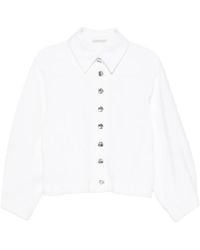 Liviana Conti - Button-Up Denim Jacket - Lyst
