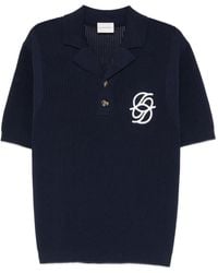Drole de Monsieur - Polo Maille Monogramme Polo Shirt - Lyst