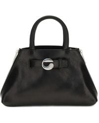 Coperni - Mini Data Zip-Detail Leather Tote Bag - Lyst