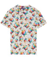 Vilebrequin - X Okuda San Miguel T-Shirt mit Schildkröten-Print - Lyst
