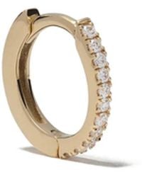 We by WHITEbIRD - 18Kt Diamond Margot Medium Hoop Earring - Lyst