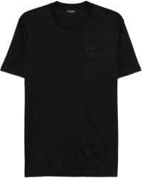 Paul & Shark - T-Shirt mit Logo-Stickerei - Lyst