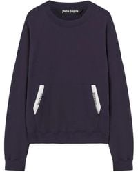 Palm Angels - Sweat Sartorial Tape À Col Rond - Lyst