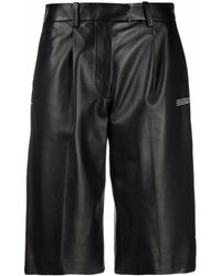 Off-White c/o Virgil Abloh - Leather Tailored Shorts - Lyst